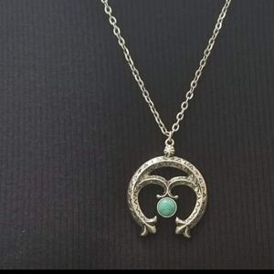 3/$15 NWT NadineWest Faux turquoise reach necklace